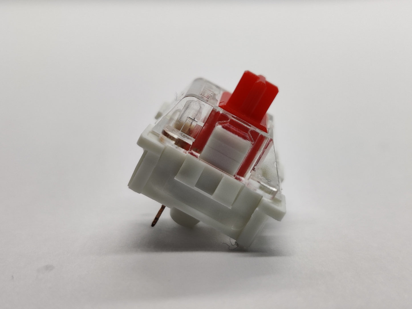 Outemu Red Clear Top White Bottom