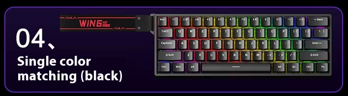 Win60 HE Black (No Switches)