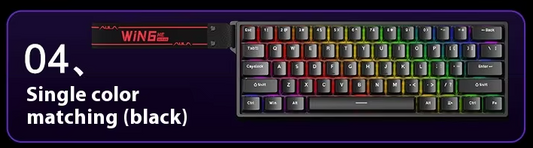 Win60 HE Black (No Switches)