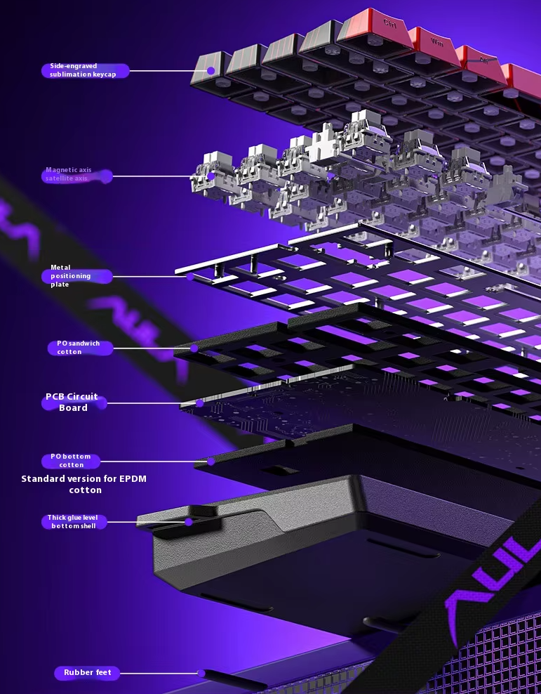 Win60 HE Black (No Switches)