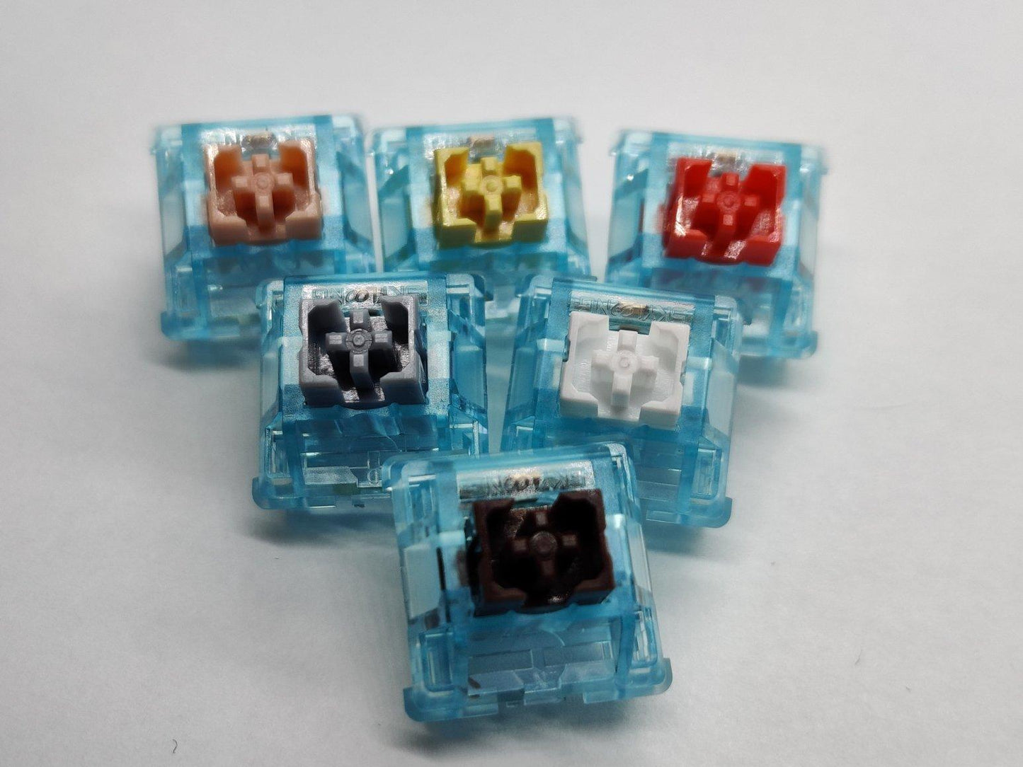 6 Pack of Epomaker Silent Iceberg Switches