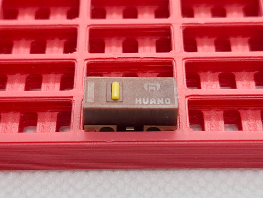 Huano Silent Mouse Switch Yellow Dot