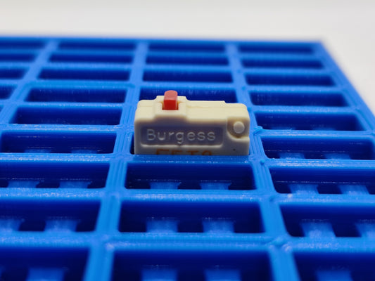 Burgess Beige and Red Micro Switch
